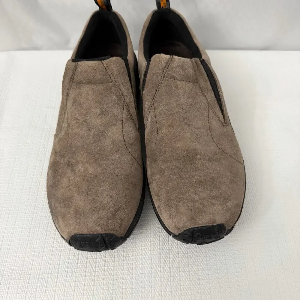 Merrell Jungle Moc Shoes Mens Size 8.5 Gunsmoke Suede Slip On Casual